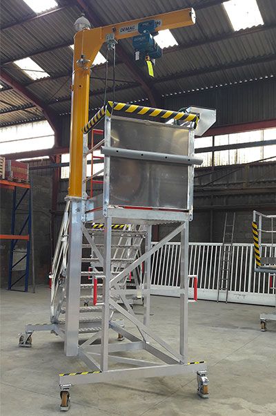 escabeau potence integree