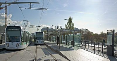 Gare tramway Paris