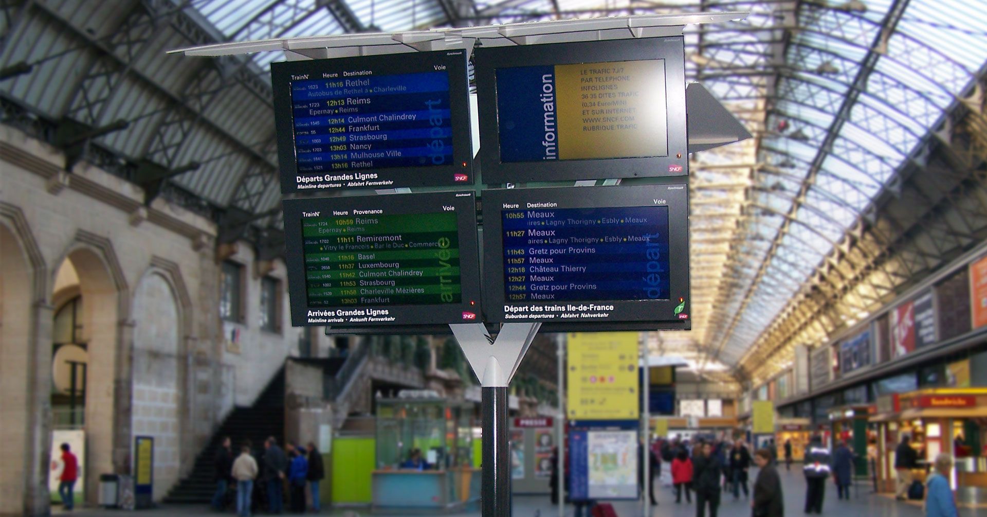 Calcul affichage panneau signalisation